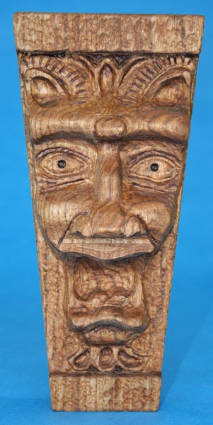 Hand Carved Butternut Gargoyle #4 1 