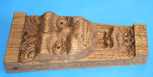 Hand Carved Butternut Gargoyle #4 3 