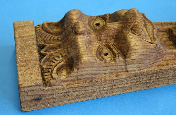 Hand Carved Butternut Gargoyle #4 4 