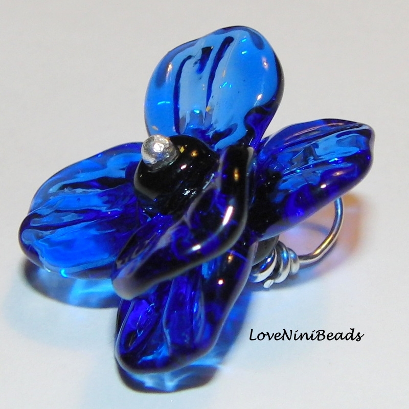 Glass Flower Pendant 3 