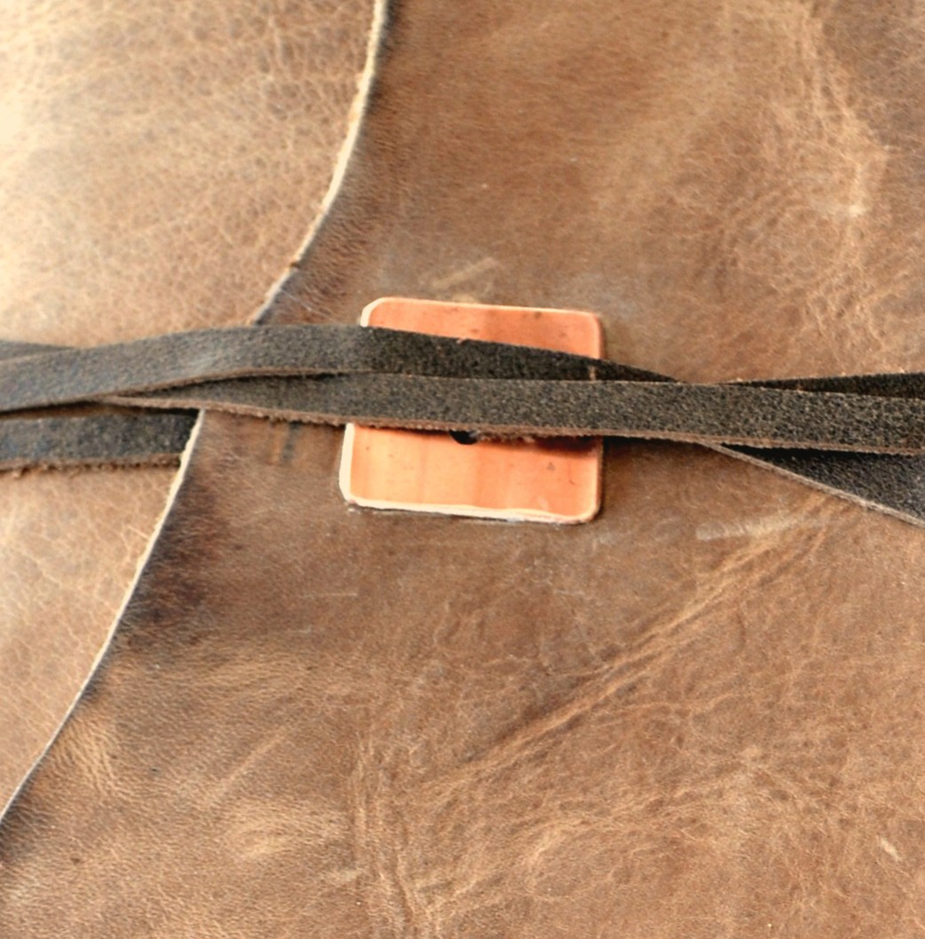 Large Distressed Leather Bible Cover Custom Made To Order Copper (389o) 4 