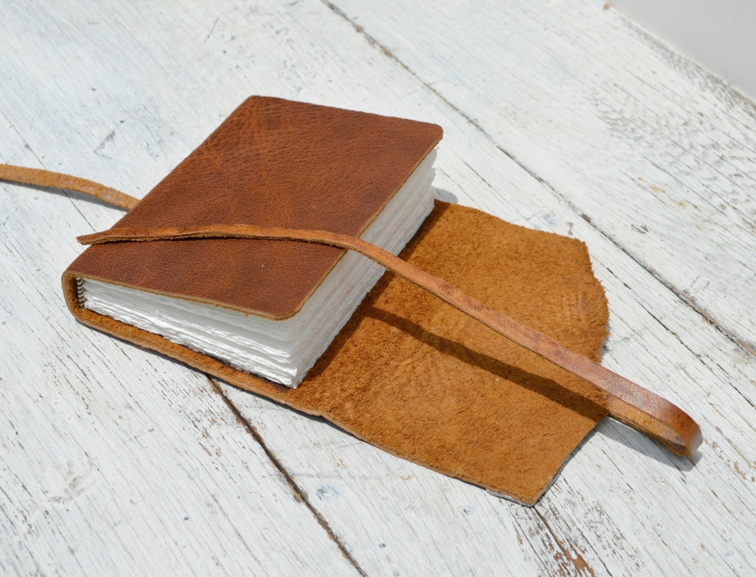 Handmade Leather Bound Journal Western Adventure Travel Diary Outdoors Notebook 2 