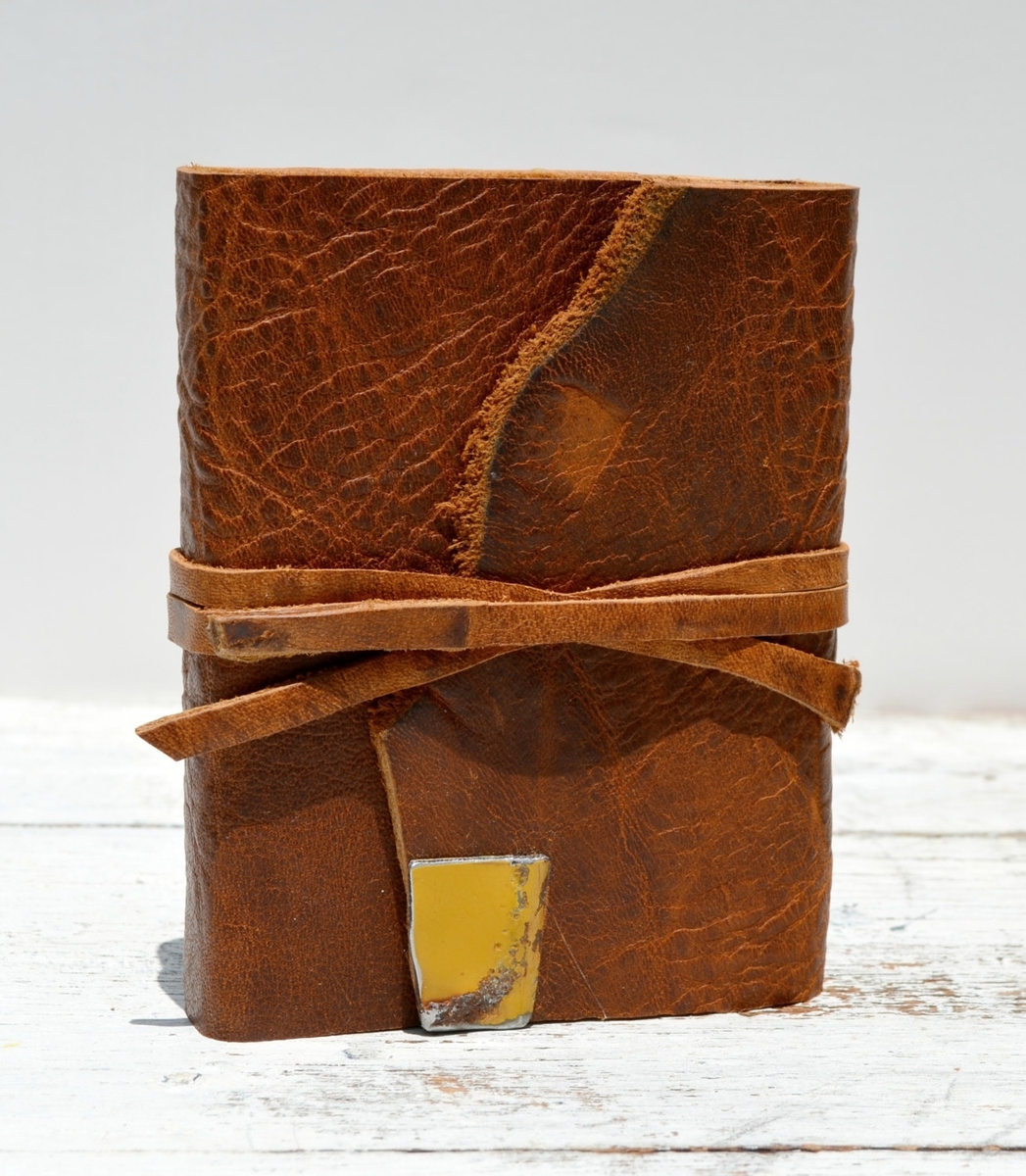 Handmade Leather Bound Journal Western Adventure Travel Diary Outdoors Notebook