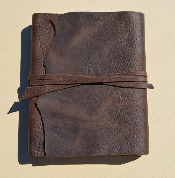 Custom Order Leather Bound Notebook Lined Brown Journal Travel Diary (501) 3 