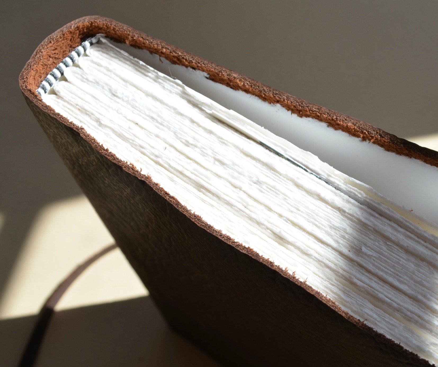 Handmade Brown Leather Cowboy Journal Pocket Rodeo Diary Mustang (473) 5 