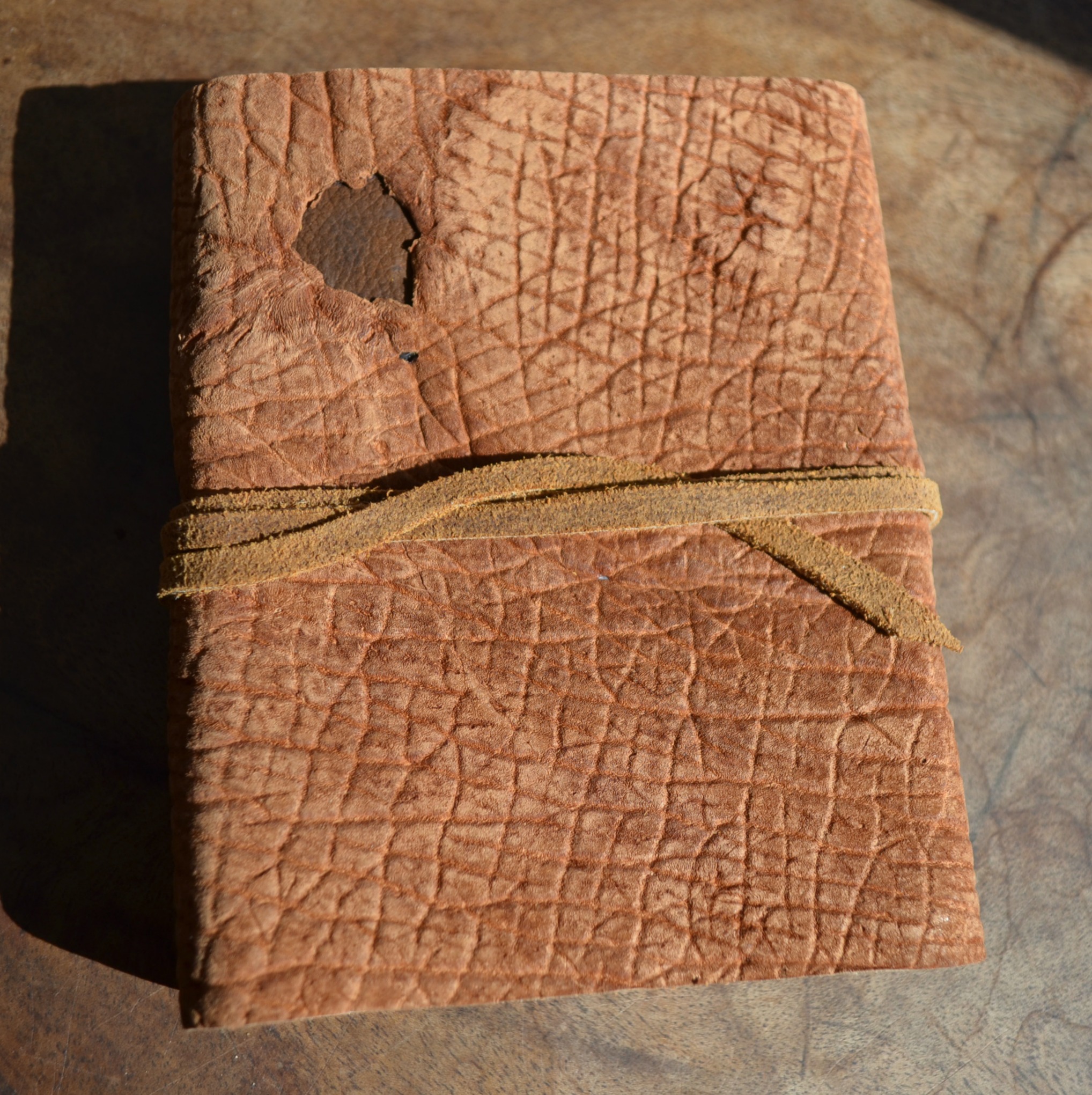 Handmade Distressed Hippo Hide Journal Diary Safari Adventure Travel Notebook (444) 3 