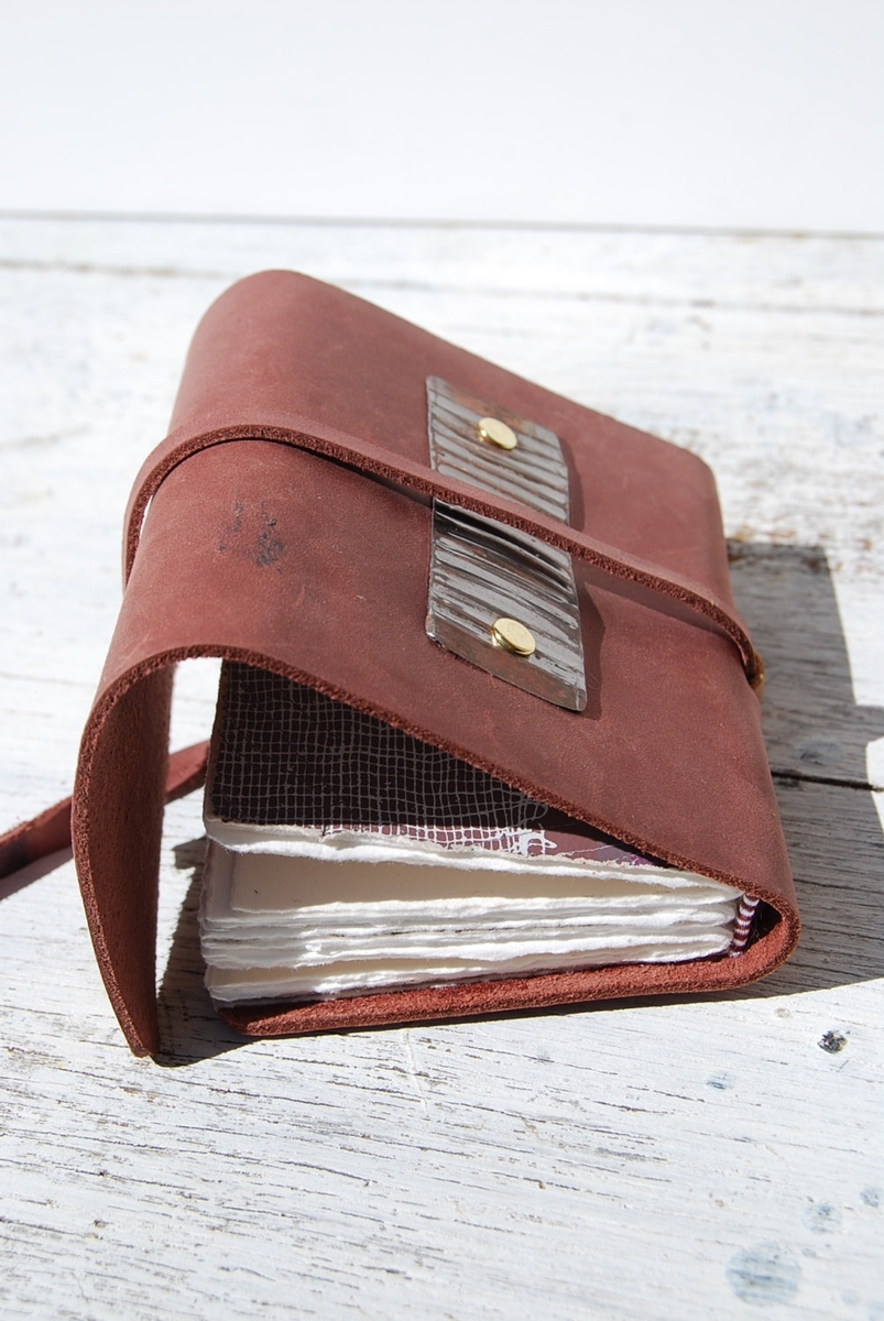 Leather Bound Handmade Steampunk Journal