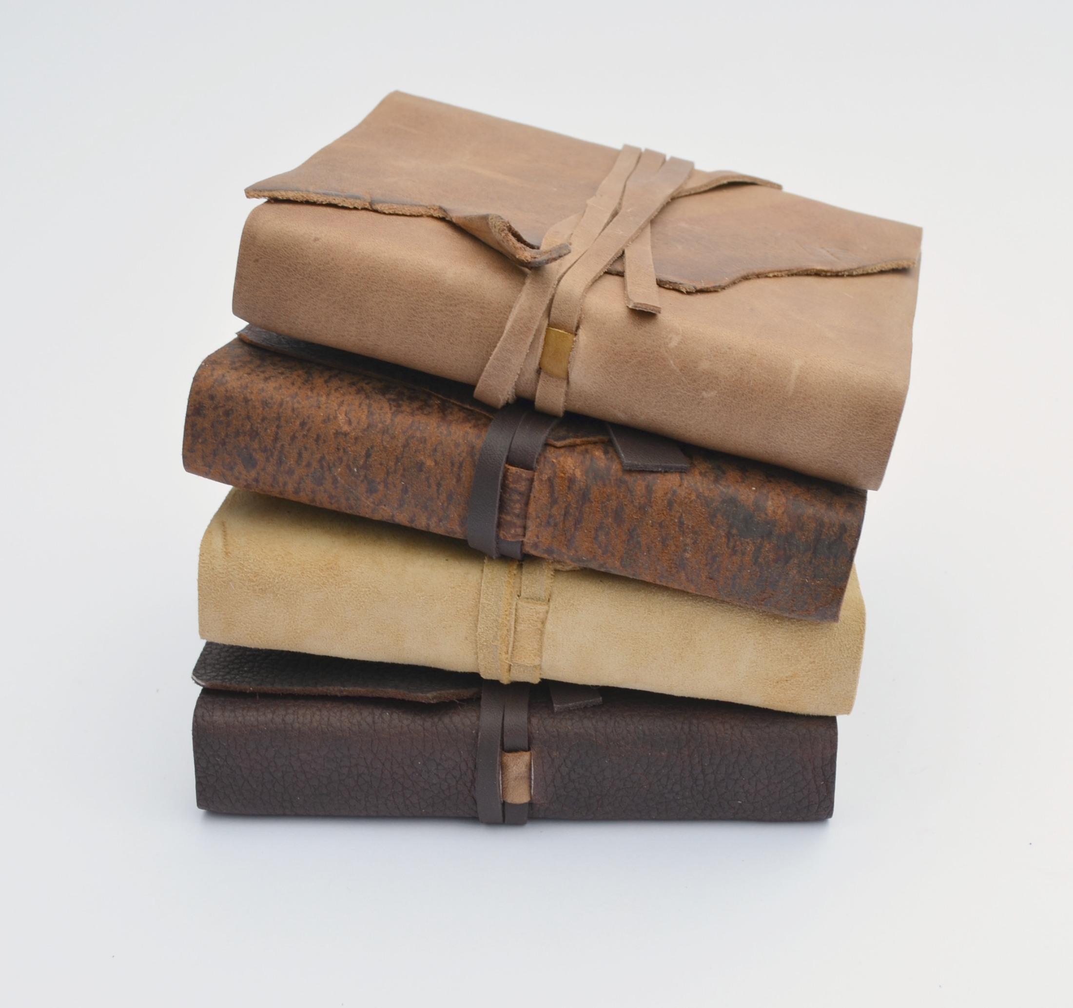 Custom Made To Order Set Leather Bound Journal Collection 3 