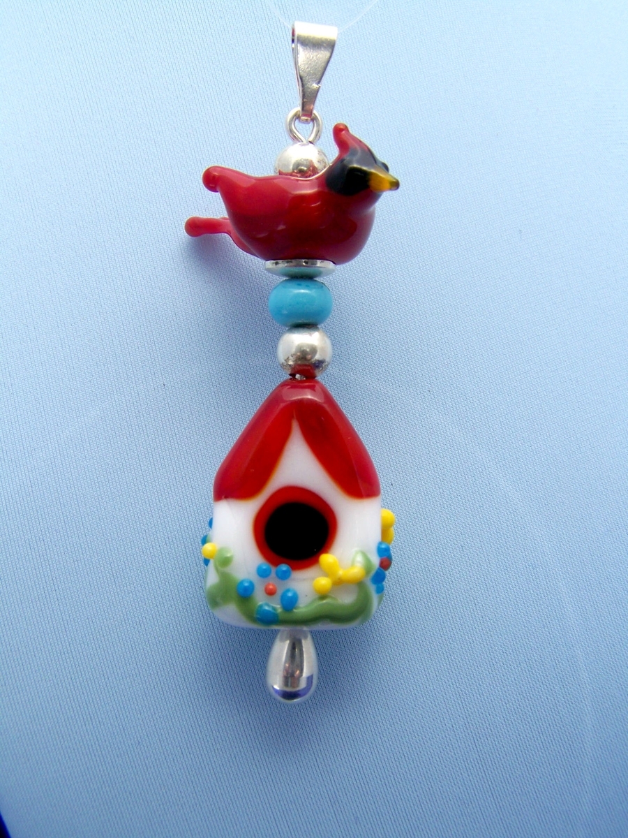 Glass Pendants For The Birds 3 