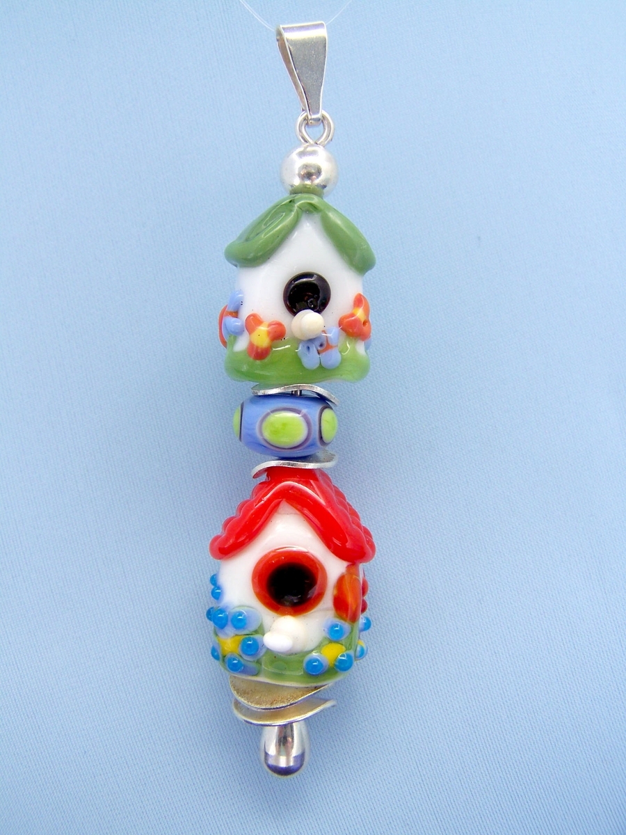Glass Pendants For The Birds 4 