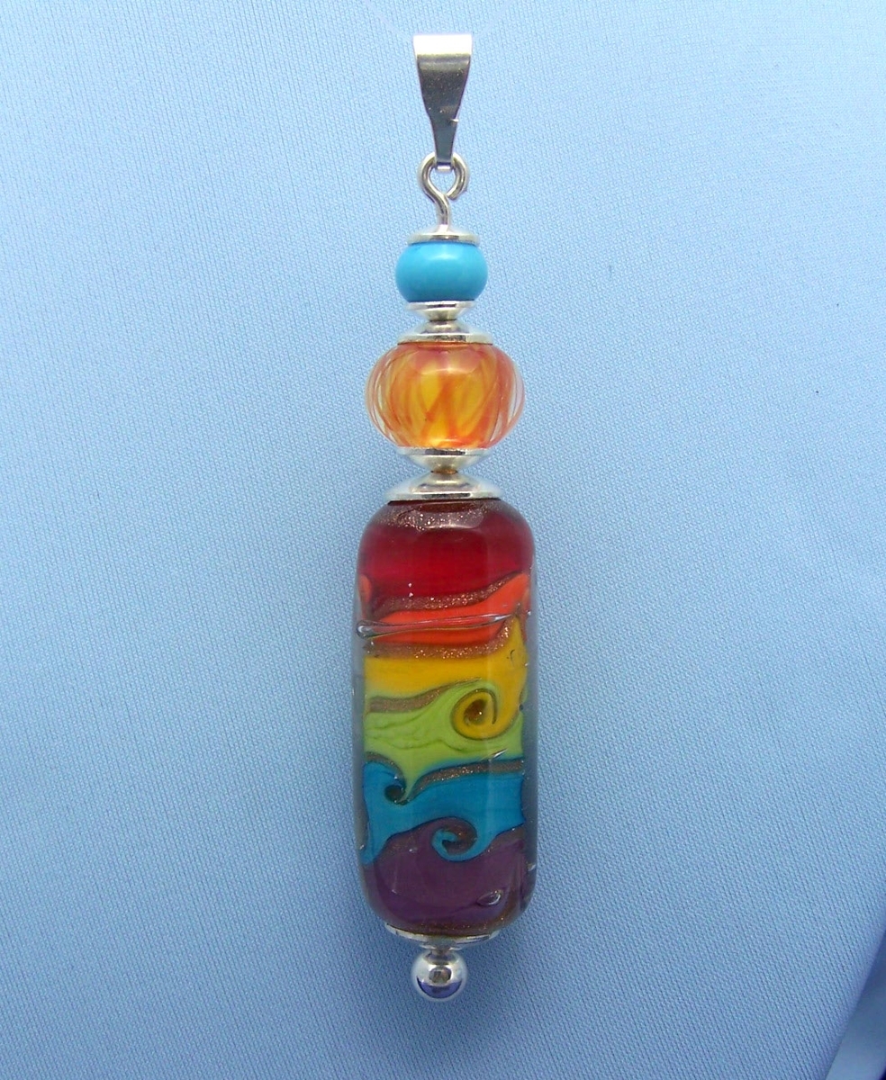 Whimsical Delightful Colorful Pendants 3 
