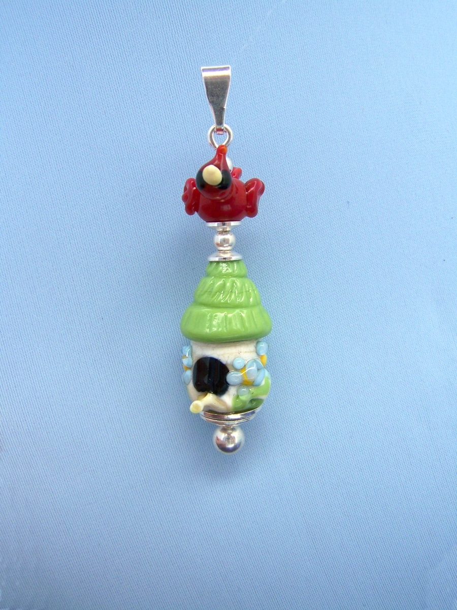 Glass Pendants For The Birds 6 
