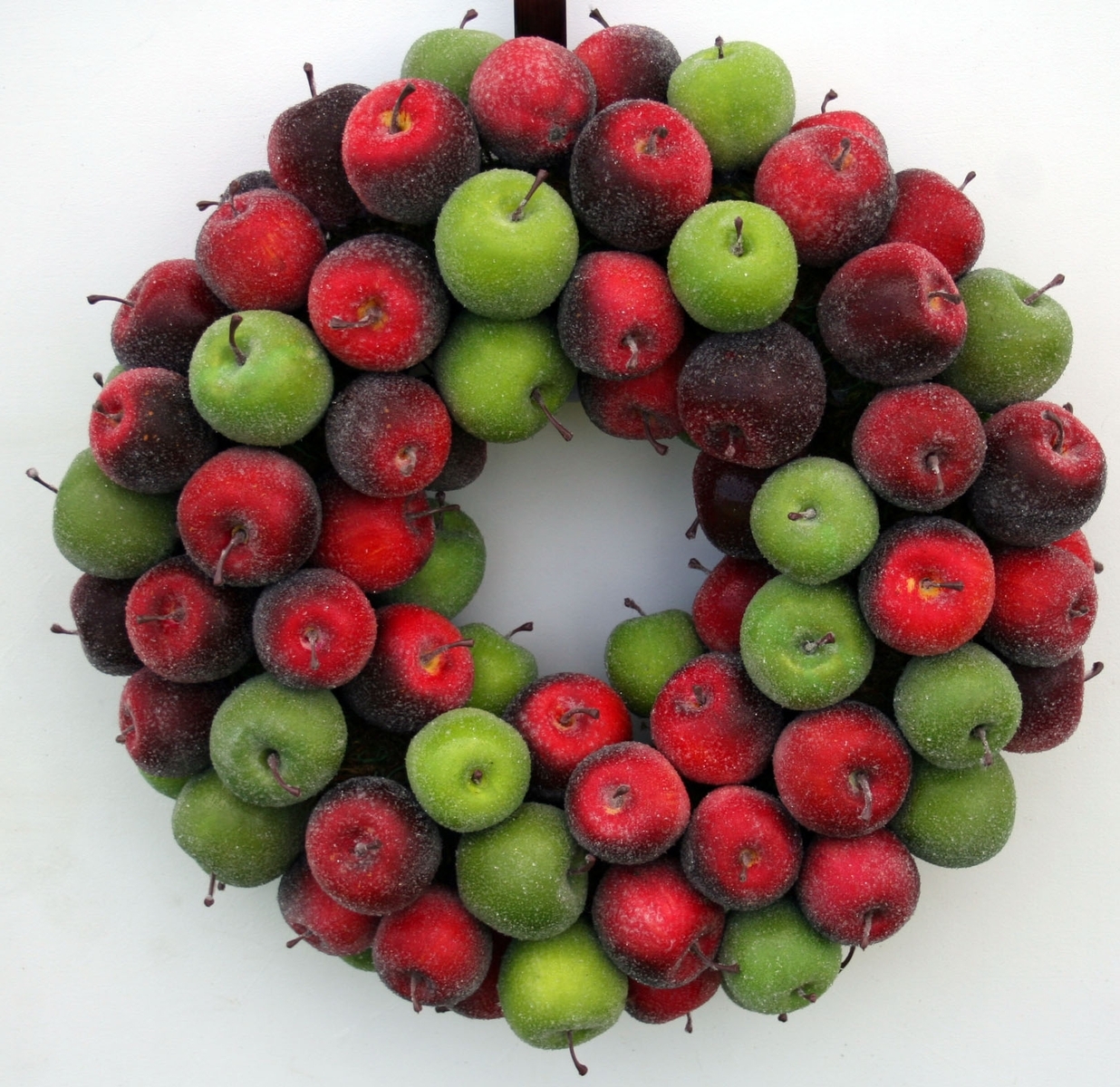 Sugared Apple Wreath