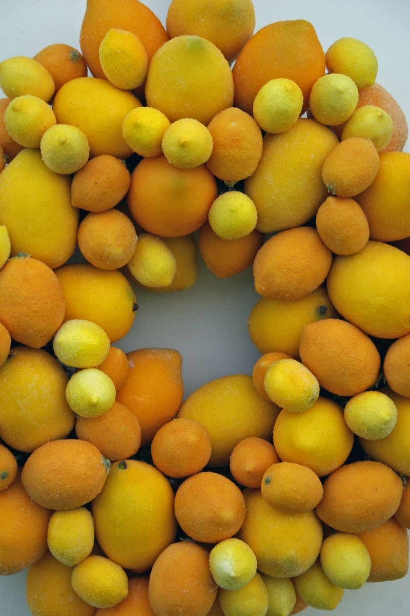 Sugared Lemon Wreath 5 