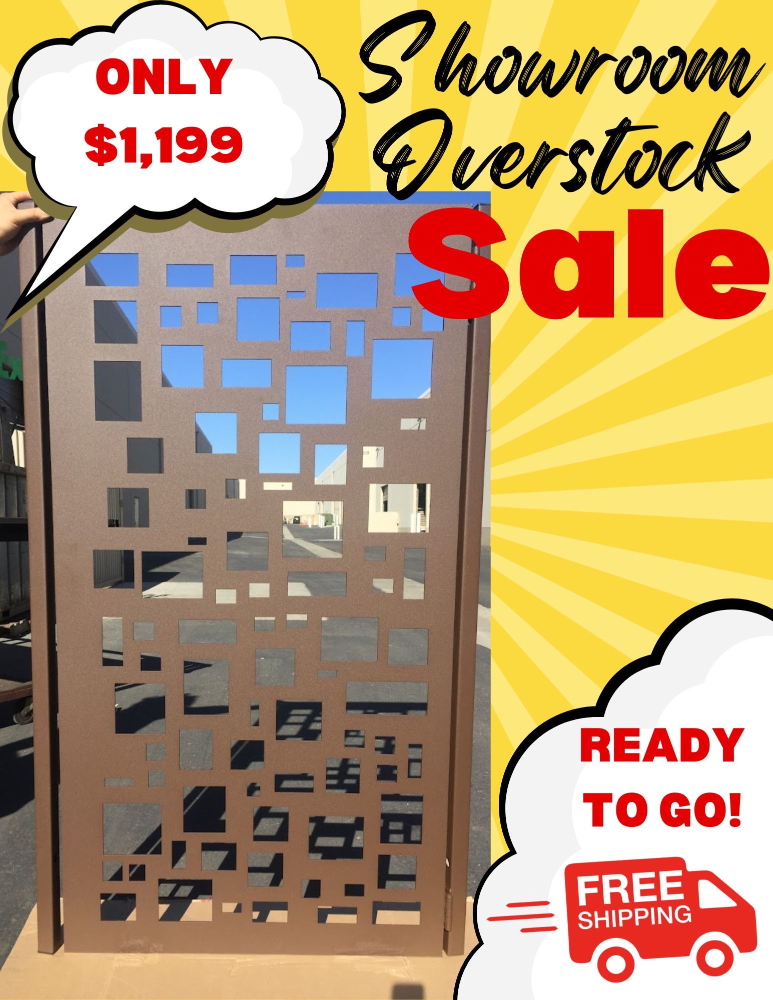 Privacy metal gate, Modern Metal Gate, Custom Art Pedestrian Walk Thru Entry Iron Steel Garden Designer. 36x60