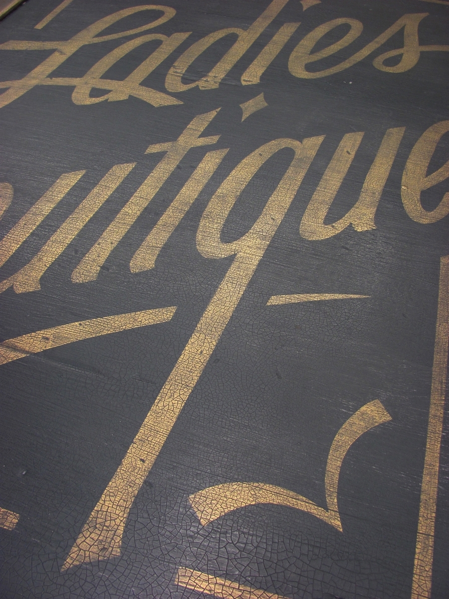 Vintage Sign Art: Ladies Boutique 2 