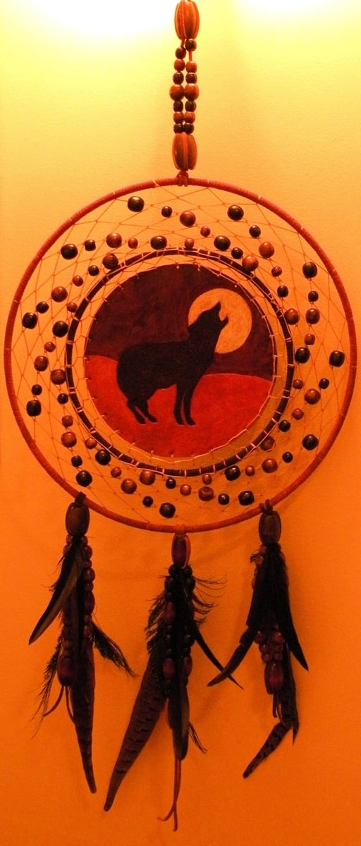 Howling Wolf Dreamcatcher