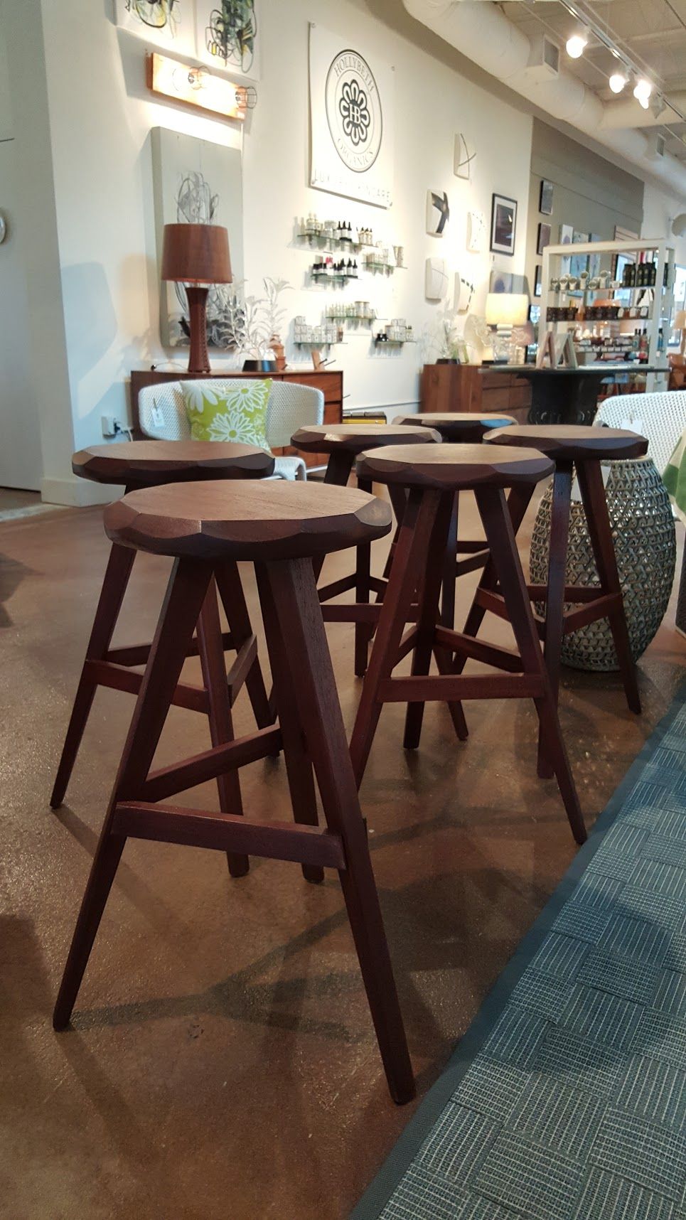 Modern Contemporary Tripod Barstool 2 
