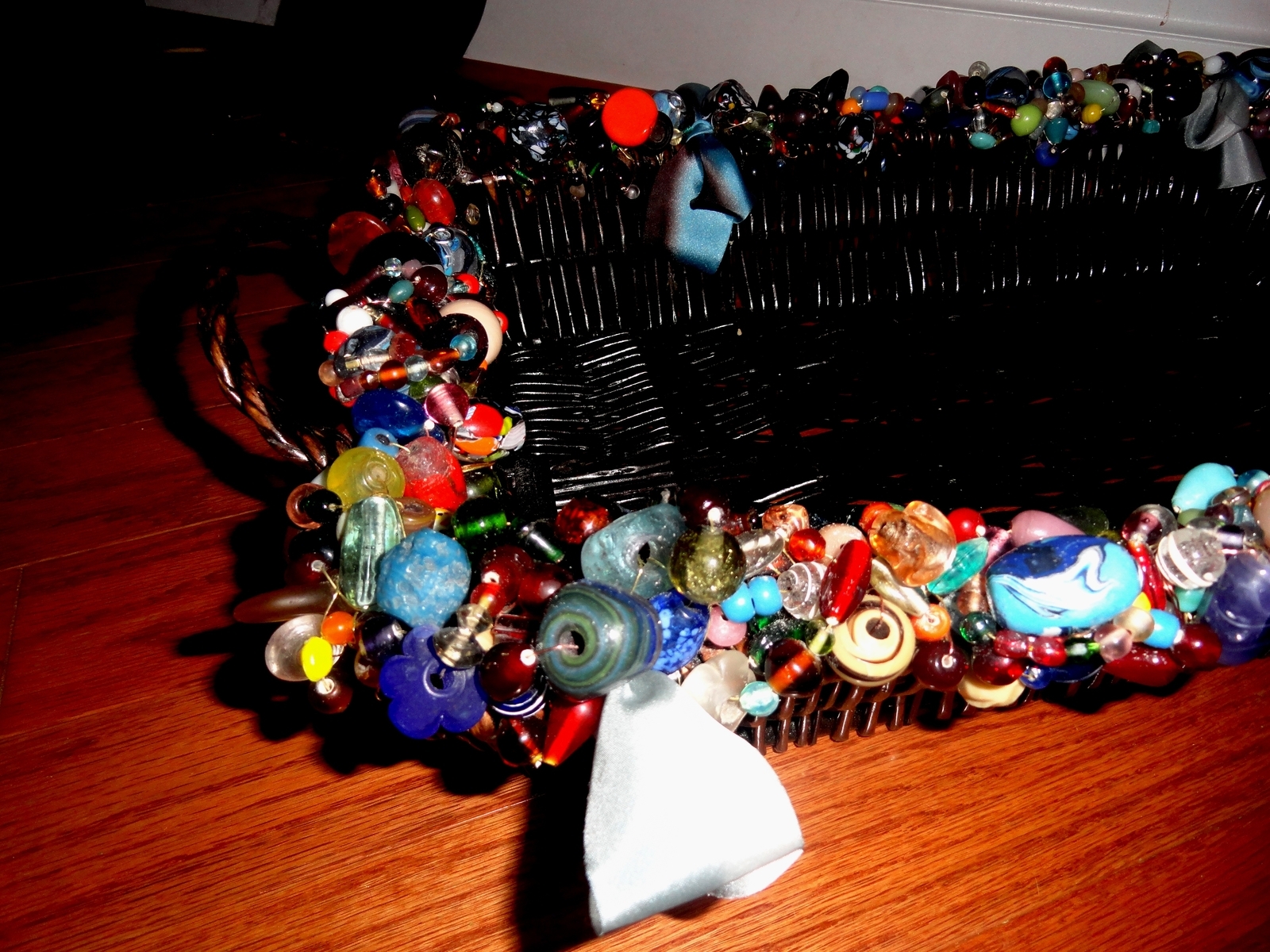 Cd Beaded Media Basket 2 