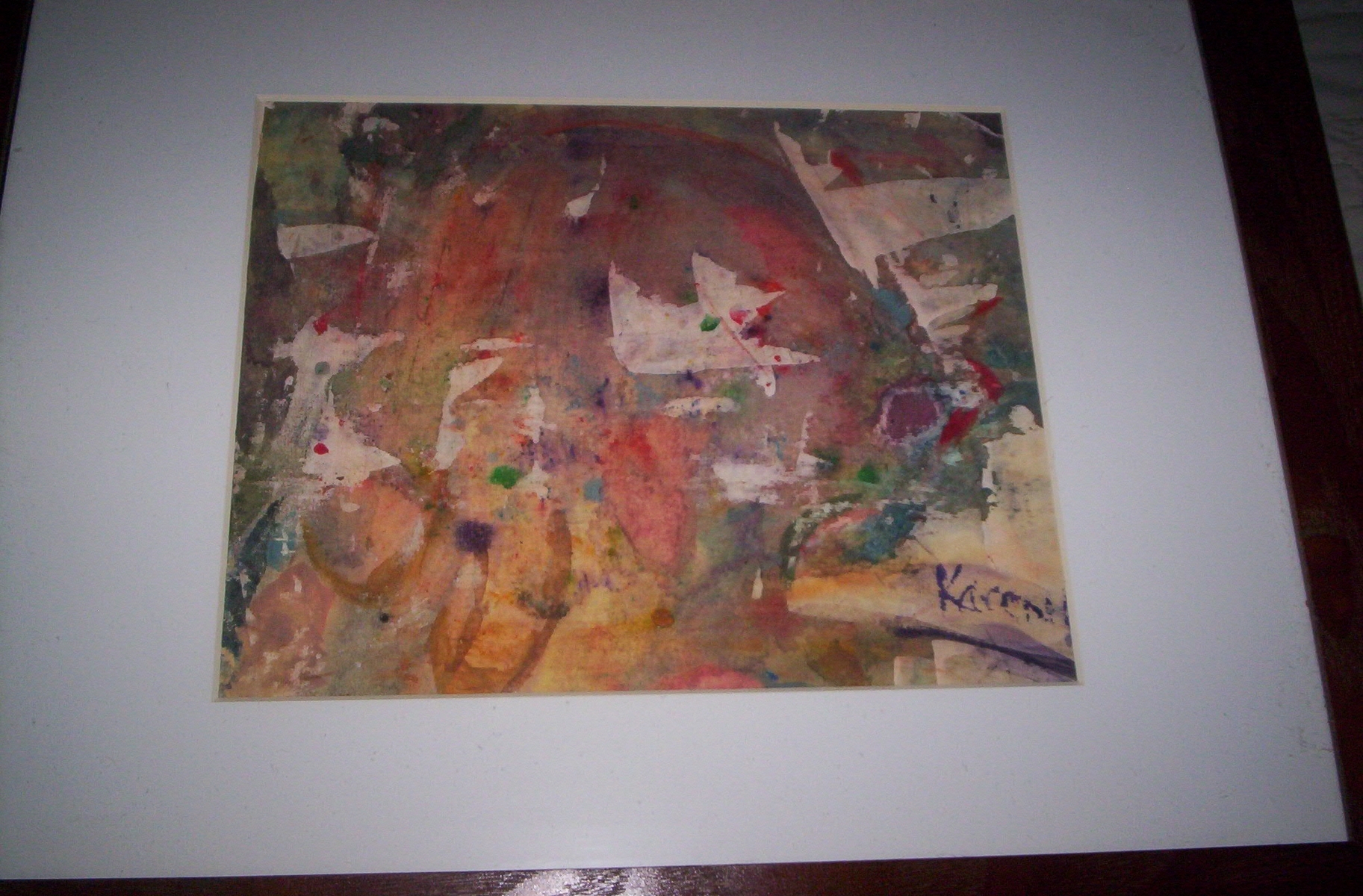 Watercolor And Photo Transfer Onto Board