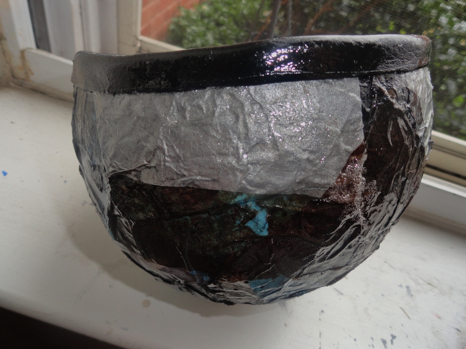 Paper Mache Bowl 4 