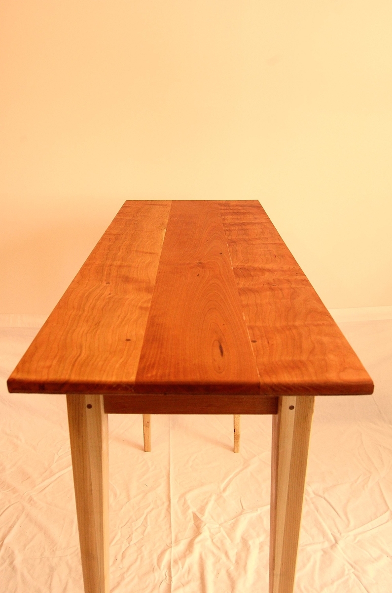 Hard Maple And Cherry Sofa Table 4 