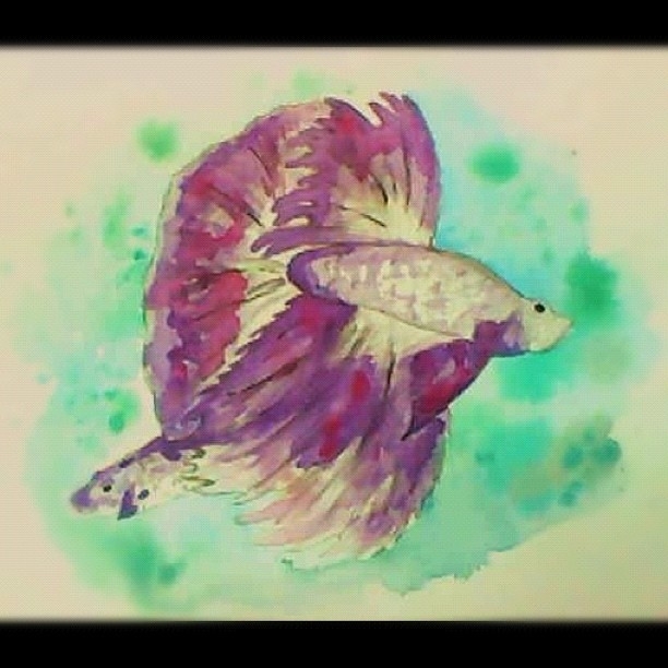 Watercolor Bronze Broach 2 
