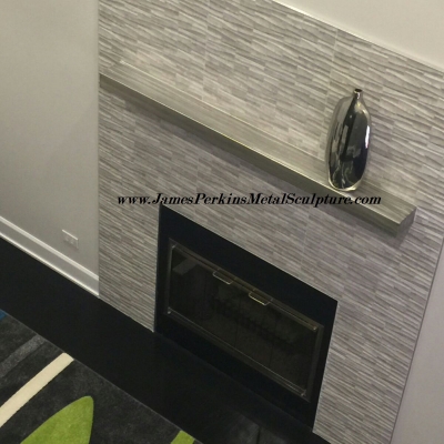 Stainless Steel Fireplace Mantel 2 