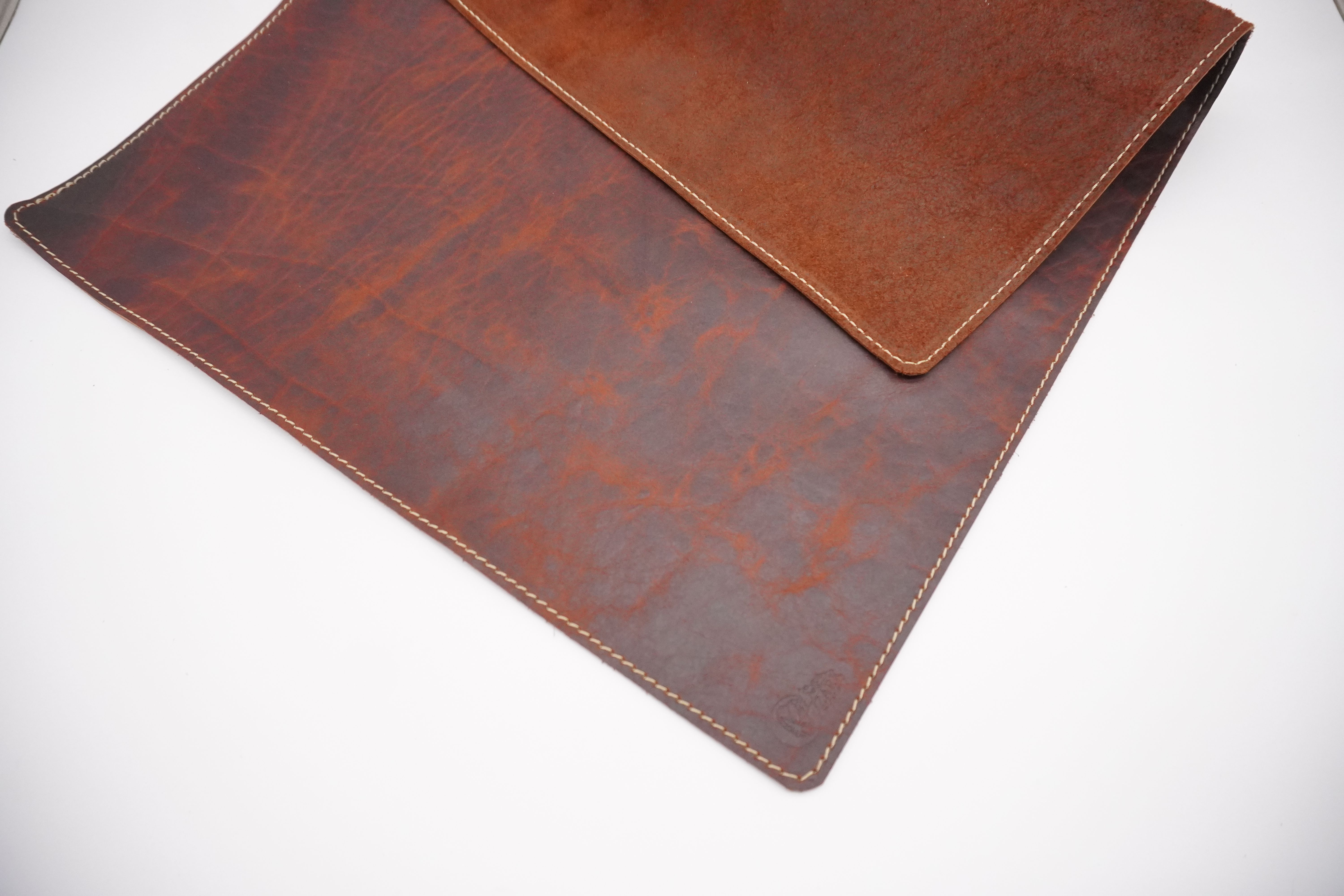 Custom Leather Desk Pad Desk Mat - Personalized Leather Goods for Business or Office - Custom Laser Engraving 4 