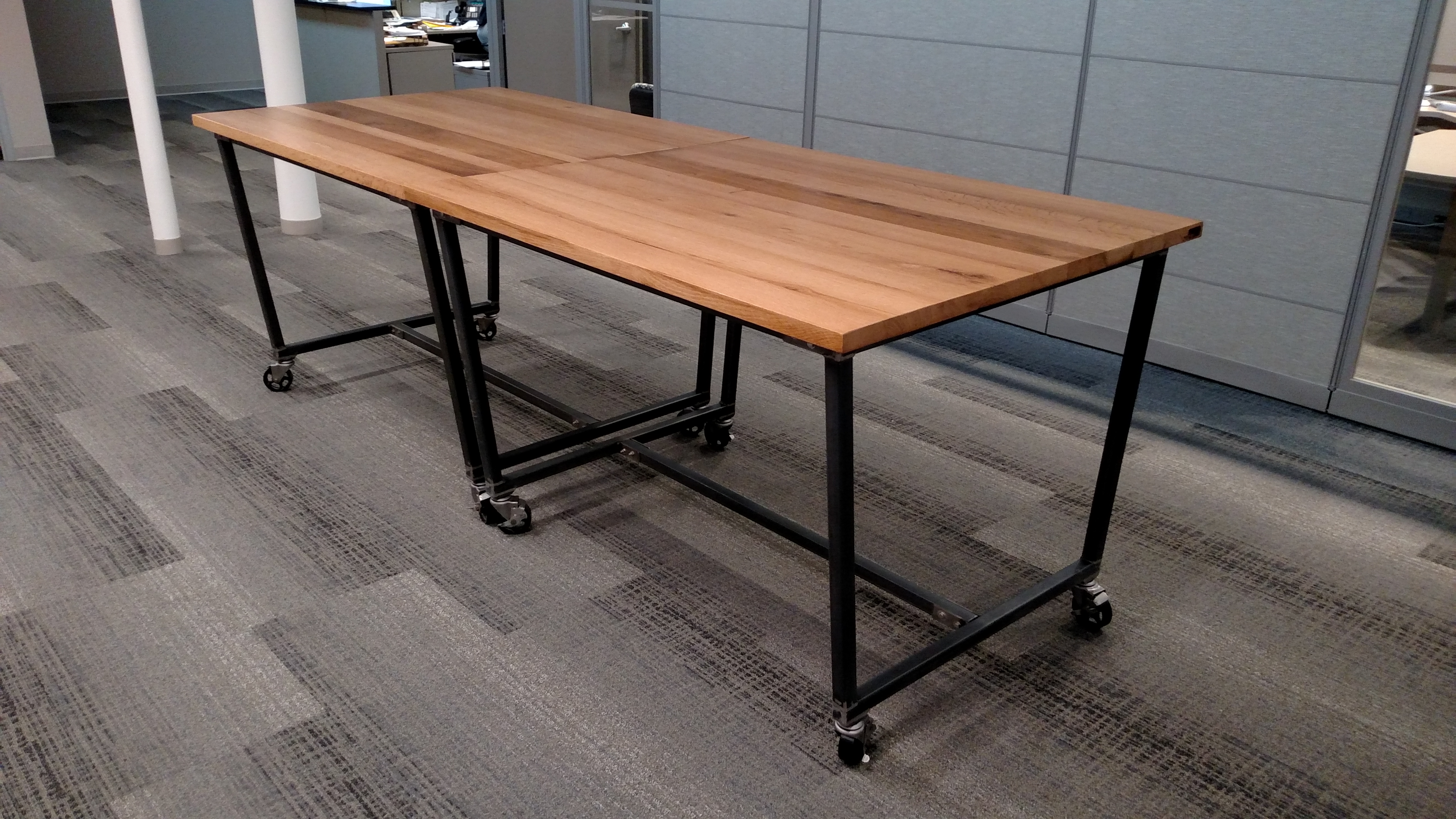 TRUCK furniture OAK TABLE 別注 - メルカリ