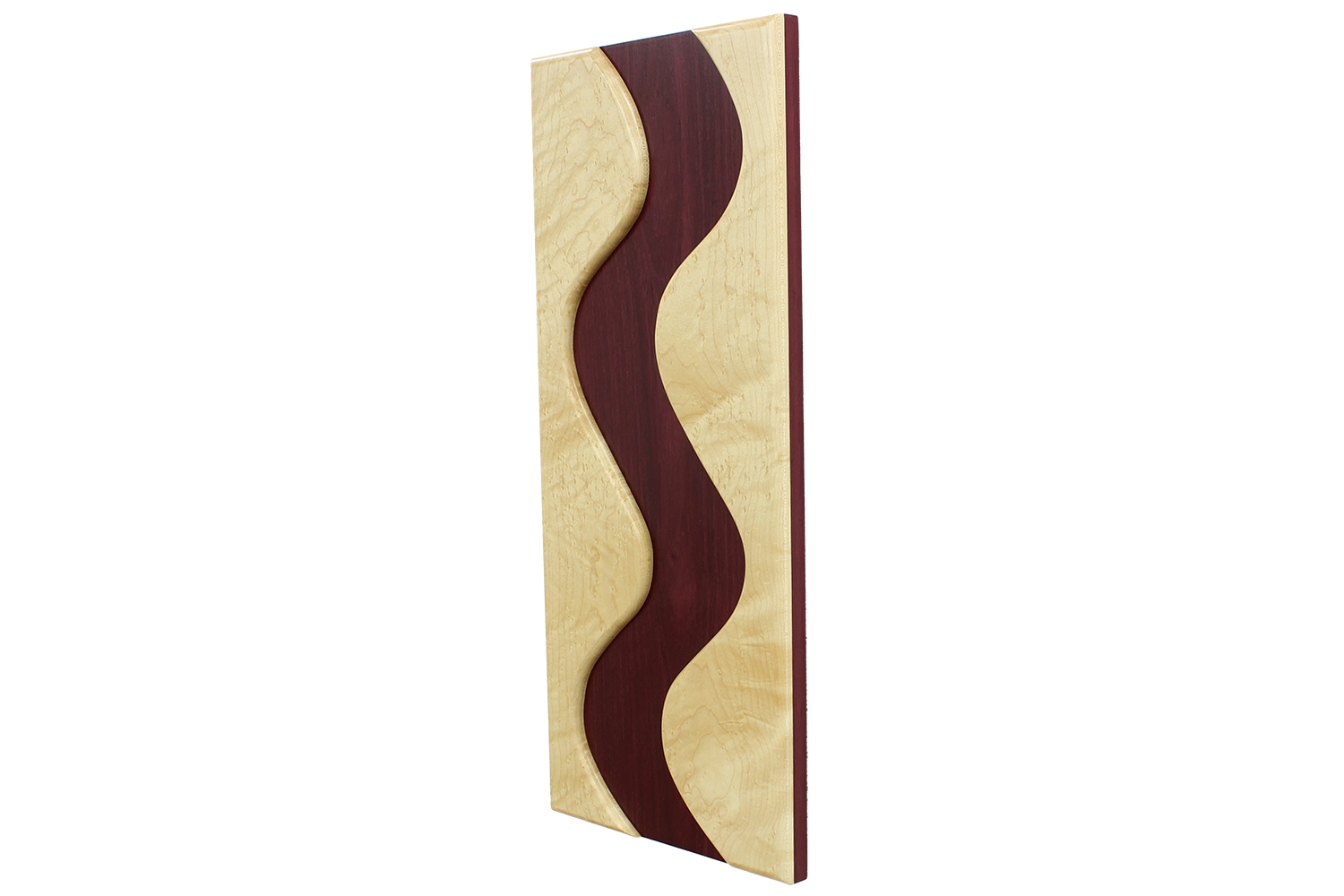Flowing River | Solid Purple Heart And Birdseye Maple 2 