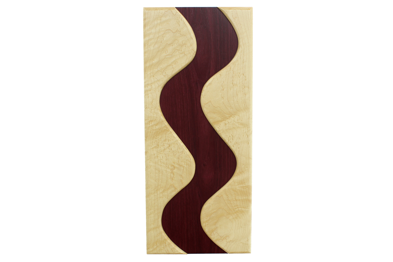 Flowing River | Solid Purple Heart And Birdseye Maple 4 
