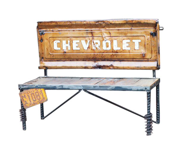 Chevrolet Truck Tailgate Bench - Repurposed Car Part Furniture 2 