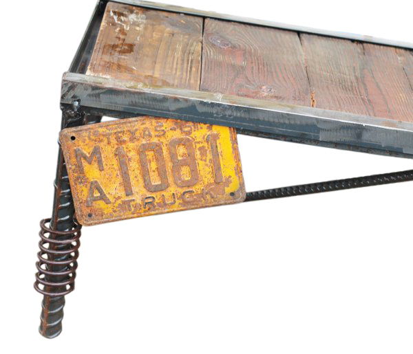 Chevrolet Truck Tailgate Bench - Repurposed Car Part Furniture 4 
