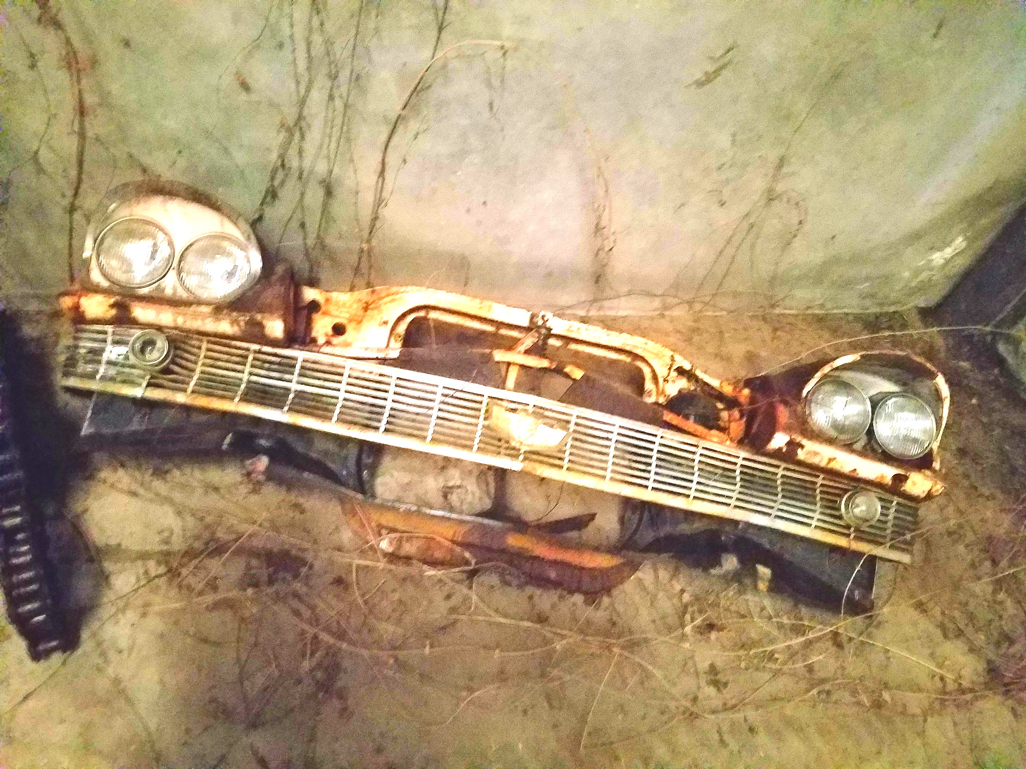 Upcycled Buick Grill Automobile Car Parts Furniture Wall Art 2 