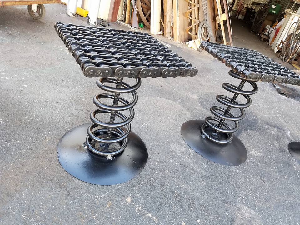 Industrial Chic Metal Bar Stool By Raymond Guest 4 