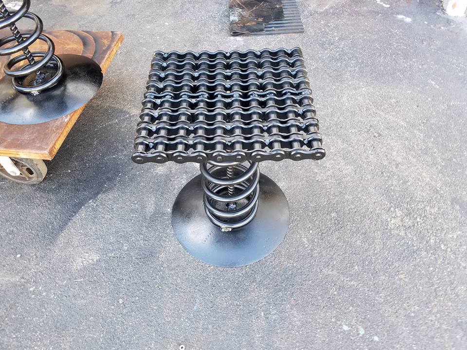 Industrial Chic Metal Bar Stool By Raymond Guest 3 