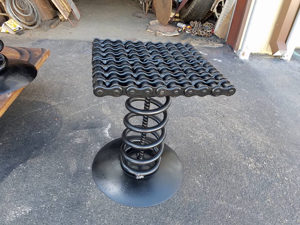 Industrial Chic Metal Bar Stool By Raymond Guest 6 