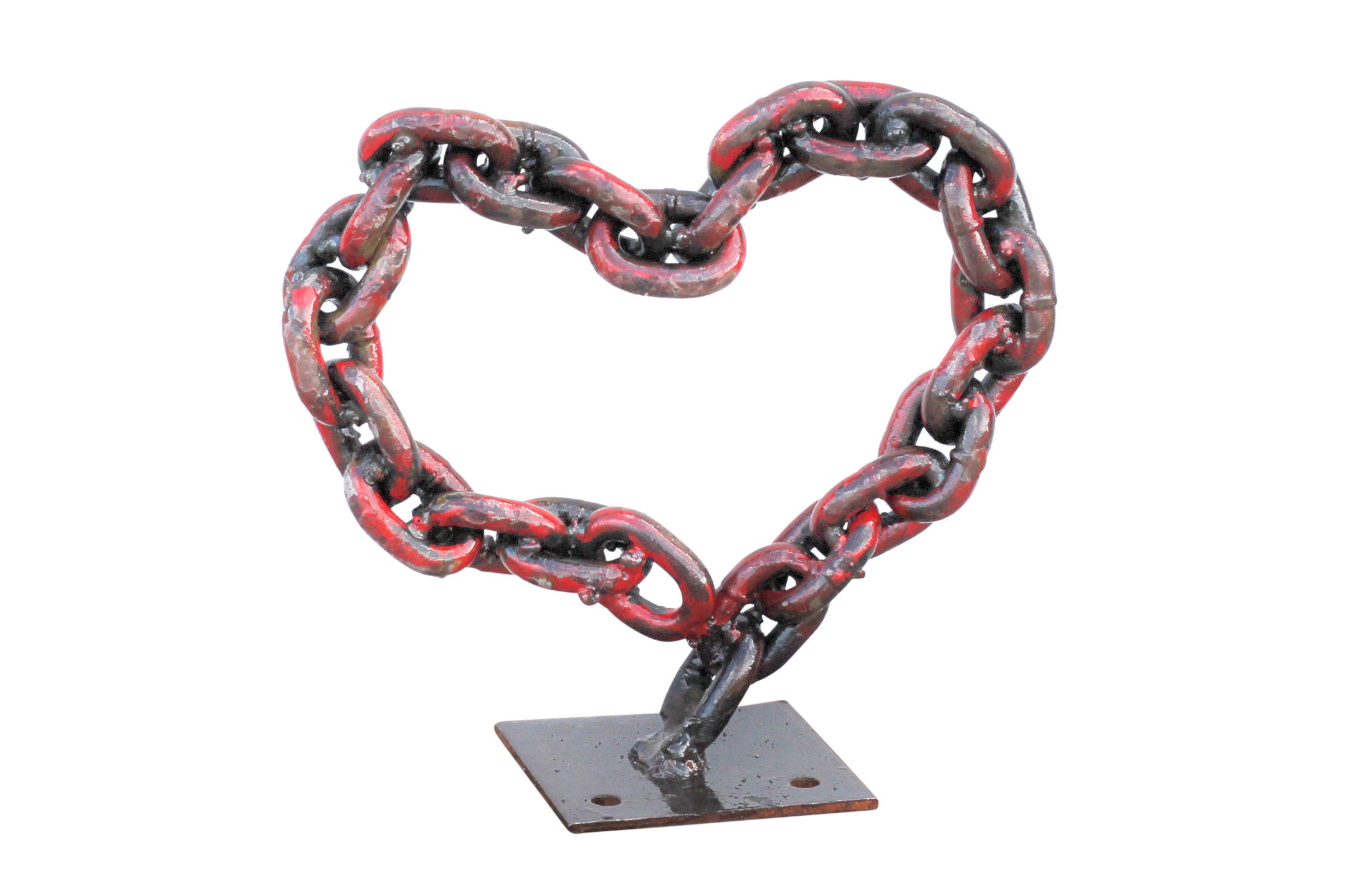 Metal Red Chain Heart, Valentines Day Gift Ideas, For Her, She Cave