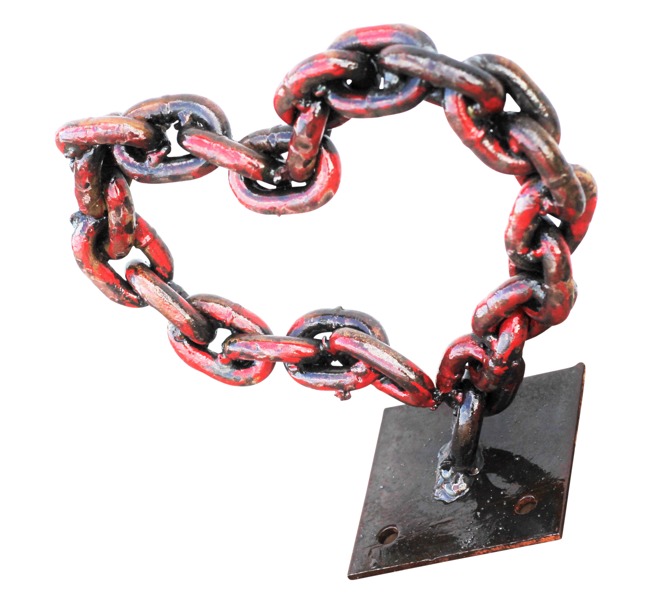 Metal Red Chain Heart, Valentines Day Gift Ideas, For Her, She Cave 3 