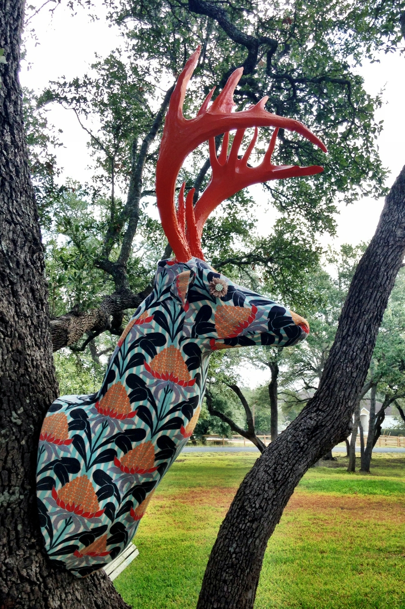 Sloan: Upholstered  Whitetail Deer Replica 4 