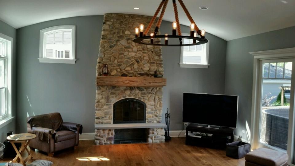 Barm Beam Fireplace Mantle