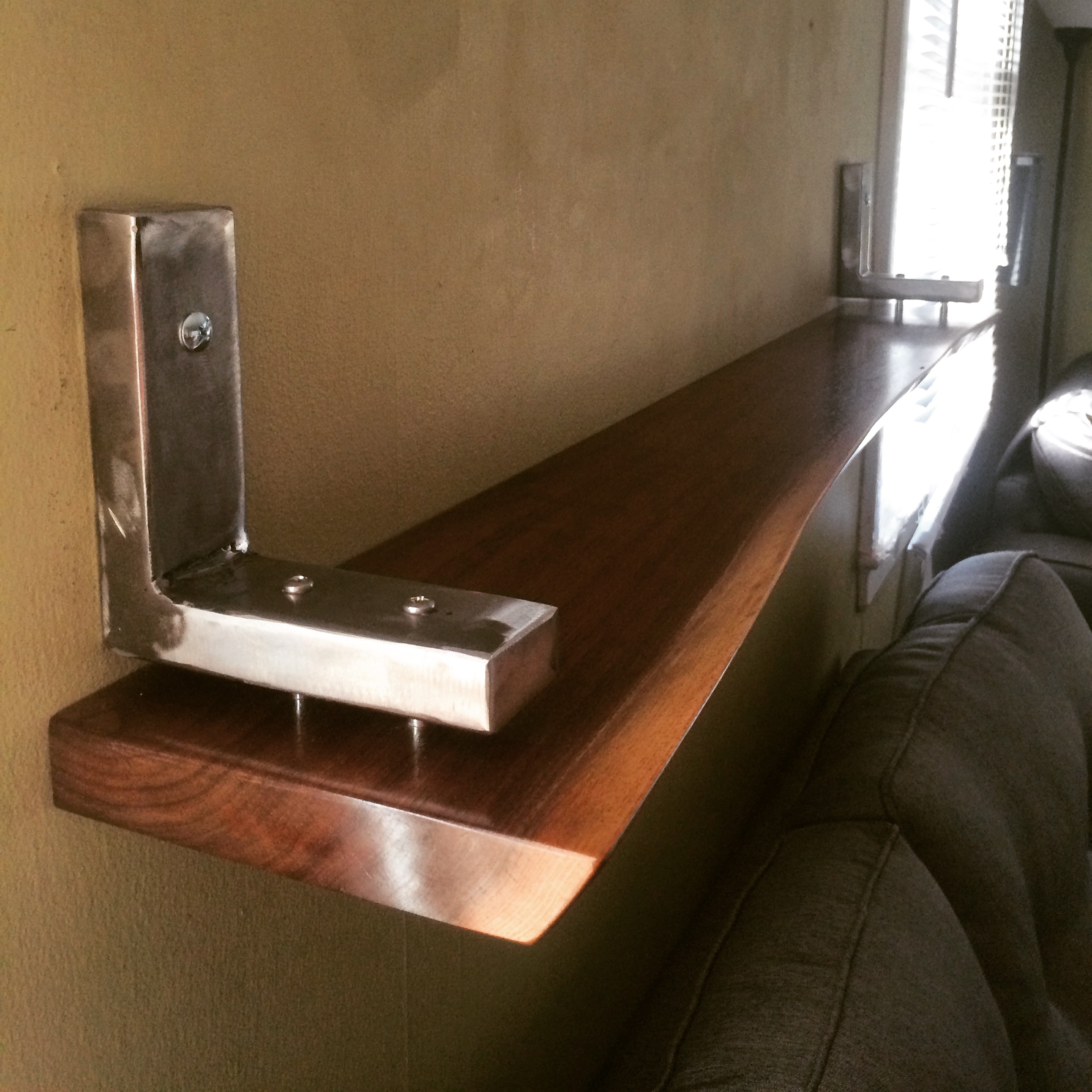 Live Edge Walnut Shelf 1 