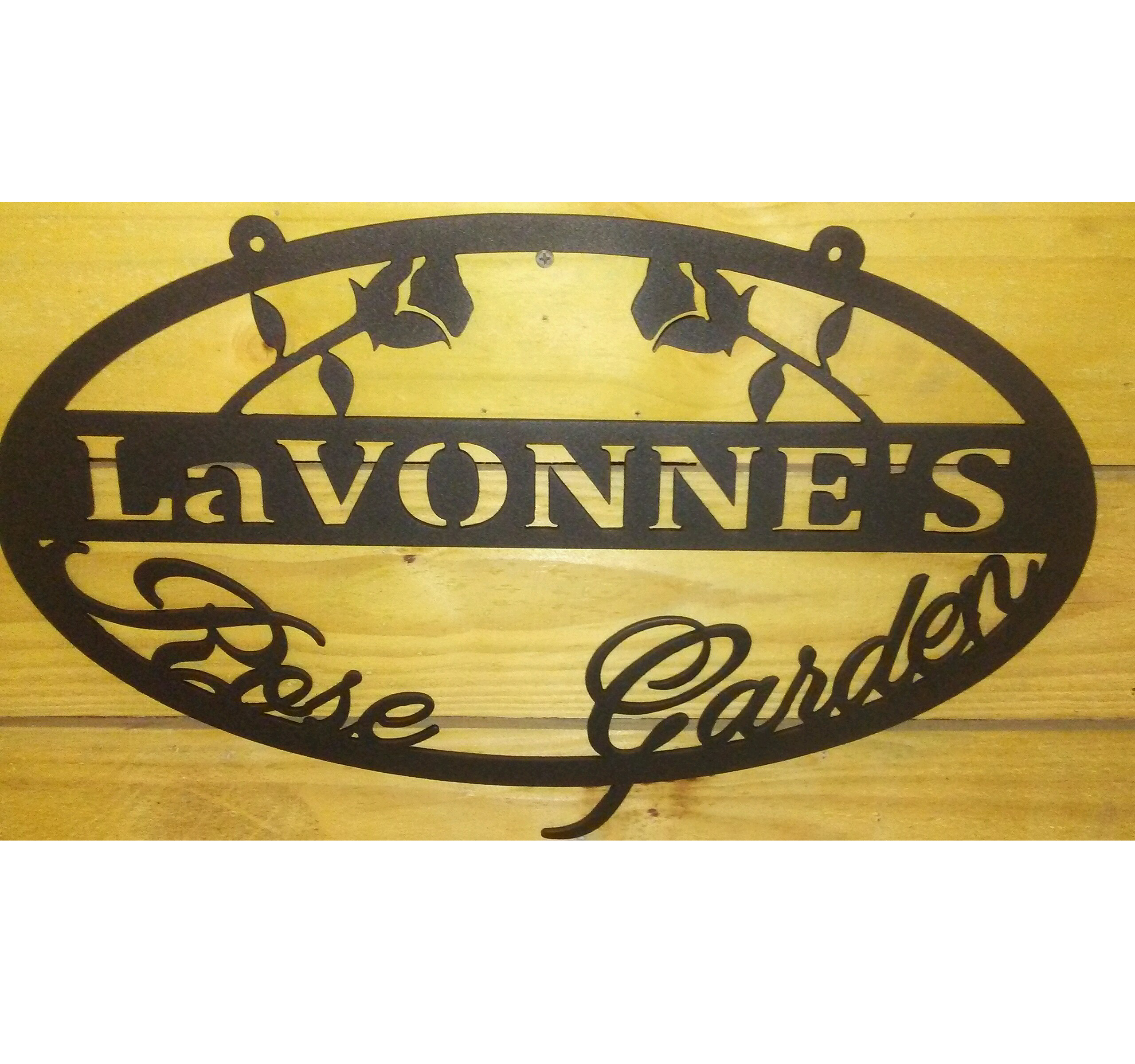 Rose Garden Custom Sign 2 