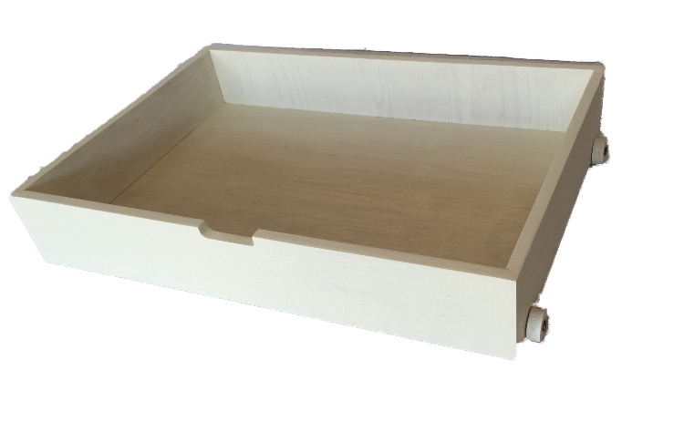 Open Top Storage Drawer On Wheels