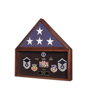 Flag And Document Display Case
