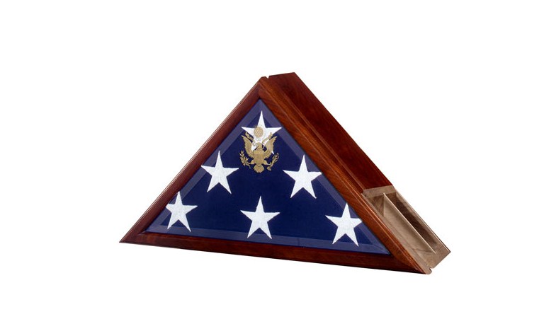 Flag Case Profile With A Built-In Urn Compartment