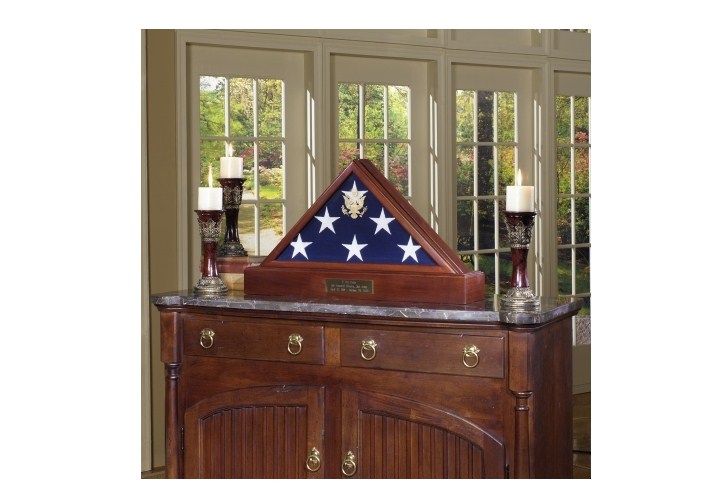 Burial Display Case For Flag