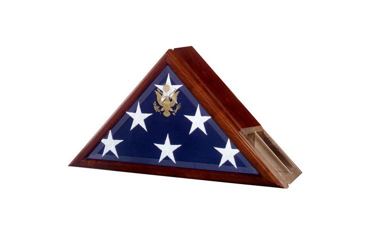 Flag Case Profile With A Built-In Urn Compartment