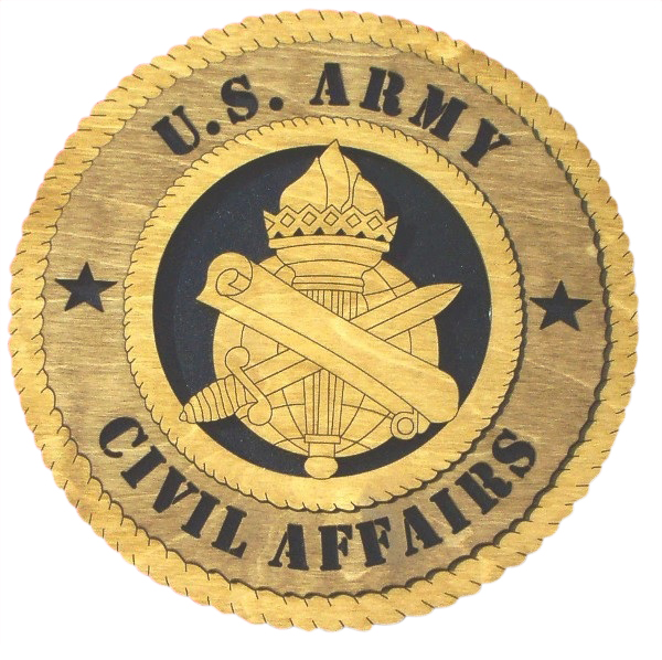 U.S. Army Civil Affairs Wall Tribute, U.S. Army Civil Affairs Hand Made Gift
